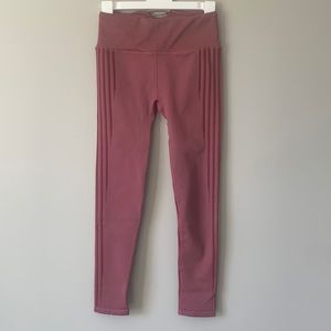 Fabletics pink leggings with detailing down the legs (part of a matching set)